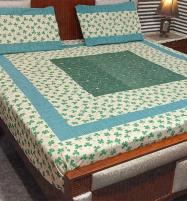 King Size Cotton Embroidered Patch Work Bed Sheet (BCP-136)	 Price in Pakistan