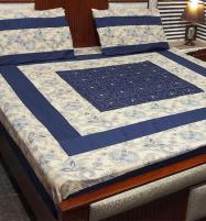 King Size Cotton Embroidered Patch Work Bed Sheet (BCP-138)	 Price in Pakistan