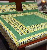 King Size Cotton Embroidered Patch Work Bed Sheet (BCP-139)	 Price in Pakistan