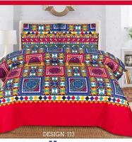 King Size Cotton Bed Sheet With 2 Pillow Cover  (BCP-69) Price in Pakistan