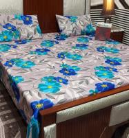 Double Bed Sheet Salonika Mix Cotton With 2 Pillow Cover (BCP-119)	 Price in Pakistan