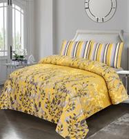 King Size Printed Cotton Salonica Bed Sheet (BCP-143) Price in Pakistan