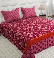 King Size Printed Cotton Salonica Bed Sheet (BCP-147)	 Price in Pakistan