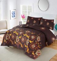 King Size Printed Cotton Salonica Bedsheet (BCP-142) Price in Pakistan