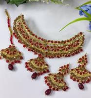 Beautiful Necklace Set With Earring & Tikka (PS-459) Price in Pakistan