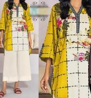 Latest Embroidered EID Lawn Dress 2022 with Chiffon Dupatta (DRL-1158) Price in Pakistan