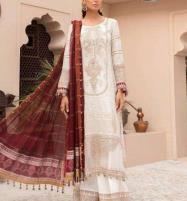 Latest Embroidered Lawn Dress Collection 2022 With Chiffon Dupatta (Unstitched) (DRL-1124) Price in Pakistan