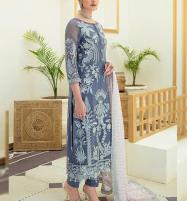 Latest Embroidered Organza Dress With Organza Embroidered Dupatta (UnStitched) (DRL-1189)  Price in Pakistan