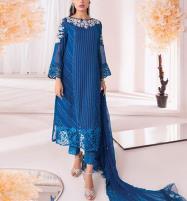 Latest Full Embroidered Chiffon Dress With Chiffon Embroidered Dupatta (Unstitched) (CHI-879) Price in Pakistan