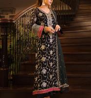 Latest Heavy Embroidered Chiffon Unstitched Dress (CHI-823) Price in Pakistan