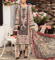 Digital Printed Lawn Dress Embroidery Patches With Printed Chiffon Dupatta (Unstitched) (DRL-1636) Price in Pakistan