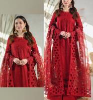 Luxurious Schiffli Heavy Embroidered Lawn Dress UnStitched (DRL-1374) Price in Pakistan