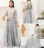 Luxury Embroidered Net MAXI Party Wear Dress 2023 (UnStitched) (CHI-819) Price in Pakistan