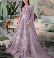 Luxury Handwork Heavy Embroidered Net Bridal Maxi Dress 2024 (Unstitched) (CHI-900) Price in Pakistan