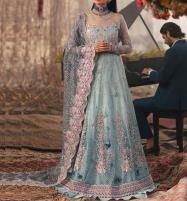 Luxury Heavy Embroidered Net Bridal Lehenga Dress 2023 Un-Stitched (CHI-806) Price in Pakistan