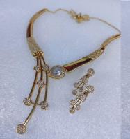 Luxury Indian Zircon Necklace Set (ZV:15368) Price in Pakistan