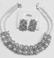 Necklace Set (Silver) (ZV:3452) Price in Pakistan
