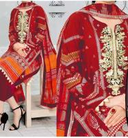 Lawn Embroidered Dress With Chiffon Dupatta 3PC SUIT  (DRL-884) Price in Pakistan