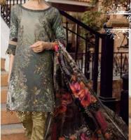 Dhanak Embroidered Dress With Dhanak printed Shawl (Unstitched )(LN-271) Price in Pakistan