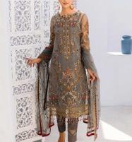 Organza Heavy Embroidered Dress With Spengle Work on Duppata (UnStitiched) (CHI-705) Price in Pakistan
