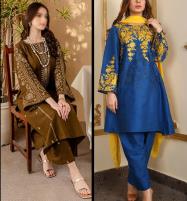 Pack Of 2 - 2 PCs Heavy Embroidered Lawn Dress (Deal-97)	 Price in Pakistan
