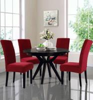 Pack of 4 - Dining Chair Stretchable Covers - Maroon	 Price in Pakistan