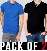 Pack of 2 Polo T Shirts For Men of Your Choice (DT-23) Price in Pakistan