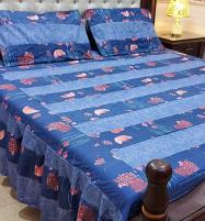 Patch Work King Size Cotton Bed Sheet Set (BCP-76) Price in Pakistan