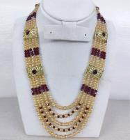 (11 11 MEGA SALE) Pearls & Stone Work MALA (ZV:15358) Price in Pakistan