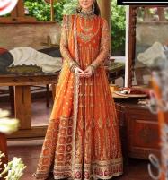 Pure Organza Embroidered Party Wear Dress With Zari Stonework With Dyed Organza Duppata Unstitched (CHI-626) Price in Pakistan