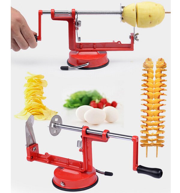 Spiral Potato Slicer Stainless Steel Potato French Fry Cutter Price in Pakistan