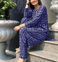 Stitched Chunri Print Cotton Lawn Dress (2-Piece Dress) DRL-1205 Price in Pakistan