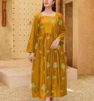 Stitched Linen Full Heavy Embroidery MAXI (RM-28) Price in Pakistan