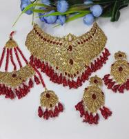 Bridal Artificial Jewelry Set With Matha Patti & Jhumar (PS-467) Price in Pakistan