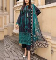 Lawn Luxury Embroidered Dress Chiffon Dupatta UnStitched (DRL-1218) Price in Pakistan