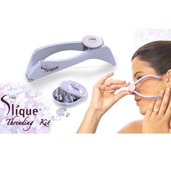 Slique Threading Kit Face & Body Hair Threading System